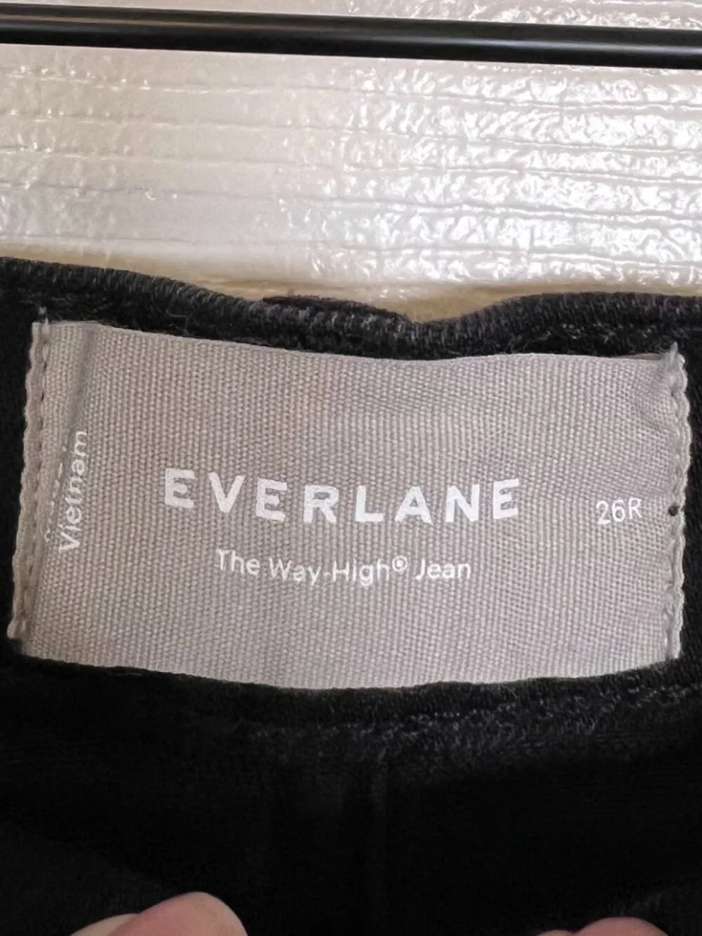 Everlane The Way High Jean in Coal Size 26R NWOT